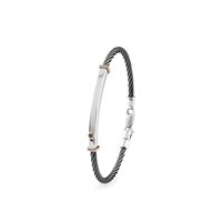 Bracciale Bliss Uomo Bl rebel in Acciaio Diamante Black 20102507